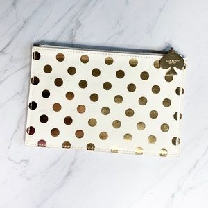 Kate Spade Polka dot pouch